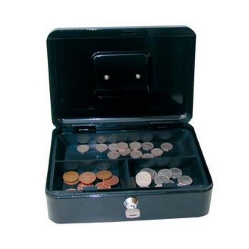 Cathedral Cash Box 10 Inch Black CBBK10 - ONE CLICK SUPPLIES
