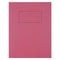 Silvine 229x178mm Red Exercise Book Ruled & Margin 80 Pages Pack of 10 - ONE CLICK SUPPLIES
