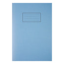 Silvine Exercise Book Plain 75gsm 80 Pages A4 Blue Ref EX114 [Pack 10] - ONE CLICK SUPPLIES