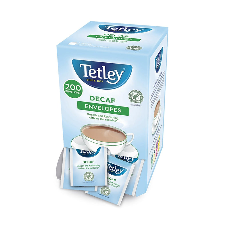 Tetley Decaf Envelope Teabags (Pack of 200) - ONE CLICK SUPPLIES