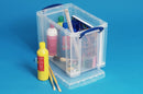 Really Useful 19L Plastic Storage Box With Lid W375xD255xH290mm Clear - ONE CLICK SUPPLIES