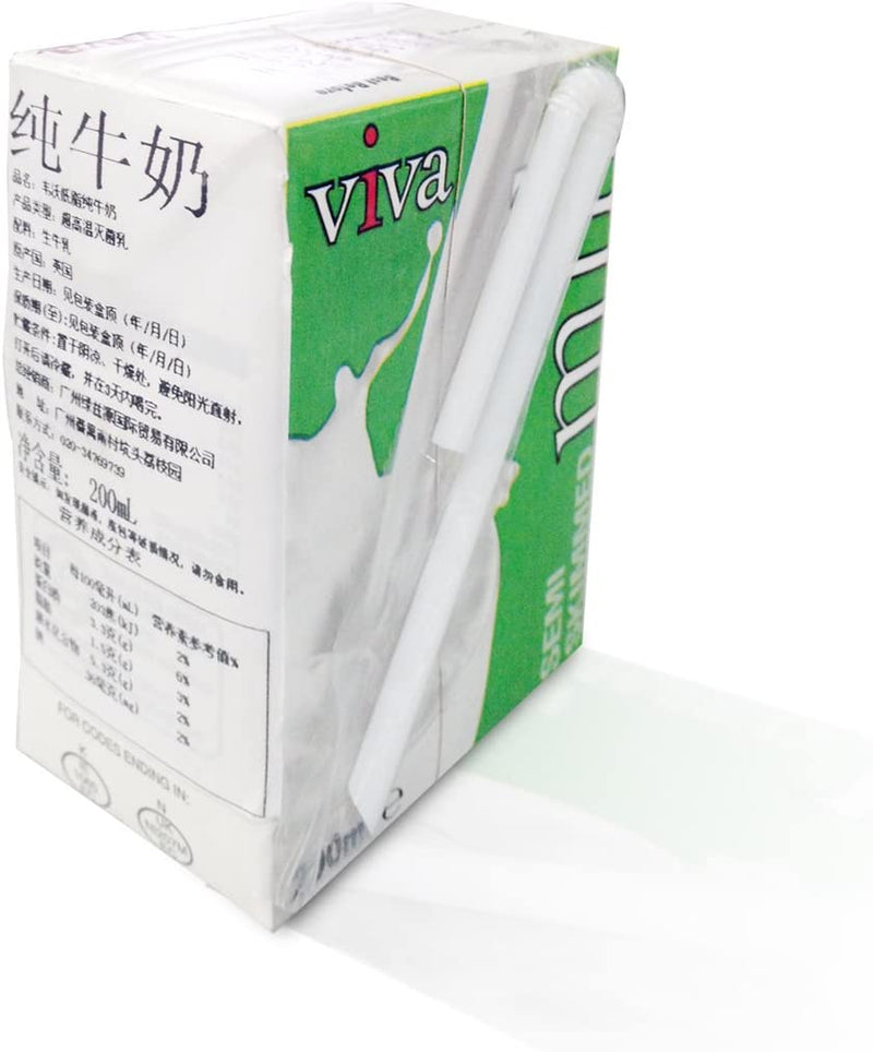 Viva Semi Skimmed milk 27x200ml - ONE CLICK SUPPLIES