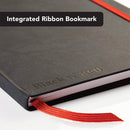 Black By Black n Red Casebound Notebook 90gsm Ruled and Numbered 144pp A5 Ref 400033673 - ONE CLICK SUPPLIES