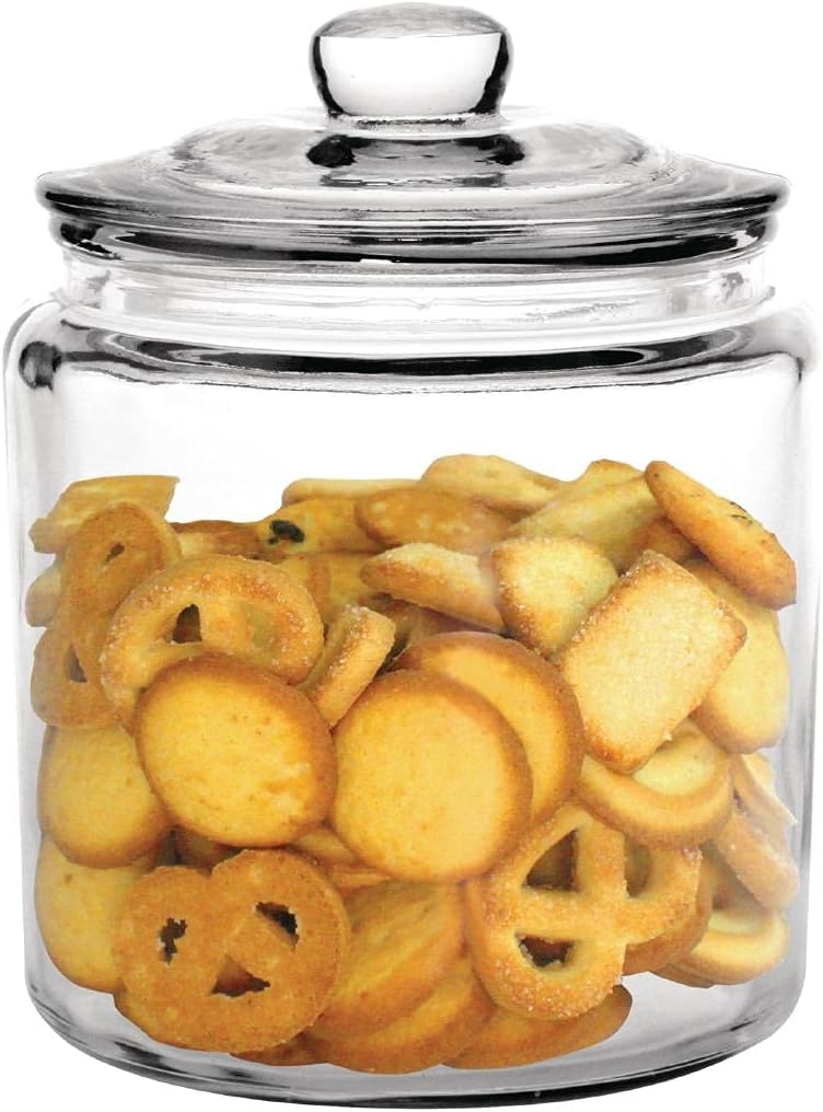 Zodiac Glass Biscotti / Biscuit / Storage Jar 4 Litre