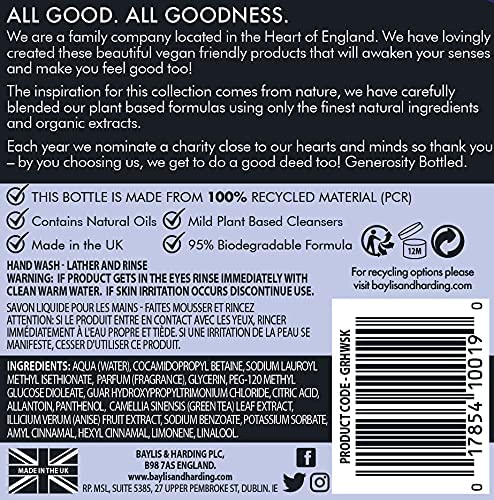 Baylis & Harding Goodness Sea Kelp & Peppermint Natural Hand Wash {1-18 x 500ml} - ONE CLICK SUPPLIES