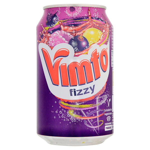 Vimto 330ml Can Carbonated Fruit Juice Drink (Pack of 24) - ONE CLICK SUPPLIES
