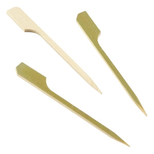Belgravia Bamboo Paddle Skewers 9cm Pack 100's - ONE CLICK SUPPLIES