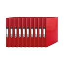 Pukka Pads Brights Ring Binder A4 Red (BR-7766) 10 Pack - ONE CLICK SUPPLIES
