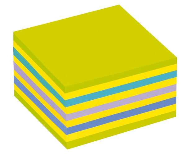 Post-it Notes Cube 76x76mm 450 Sheets Neon Green/Blue 2028 NB - 7000033879 - ONE CLICK SUPPLIES