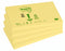 Post-it Notes Recycled 76x127mm 100 Sheets Canary Yellow (Pack 12) 7100172759 - ONE CLICK SUPPLIES