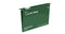 Rexel Crystalfile Extra A4 Suspension File Polypropylene 15mm V Base Green (Pack 25) 70634 - ONE CLICK SUPPLIES