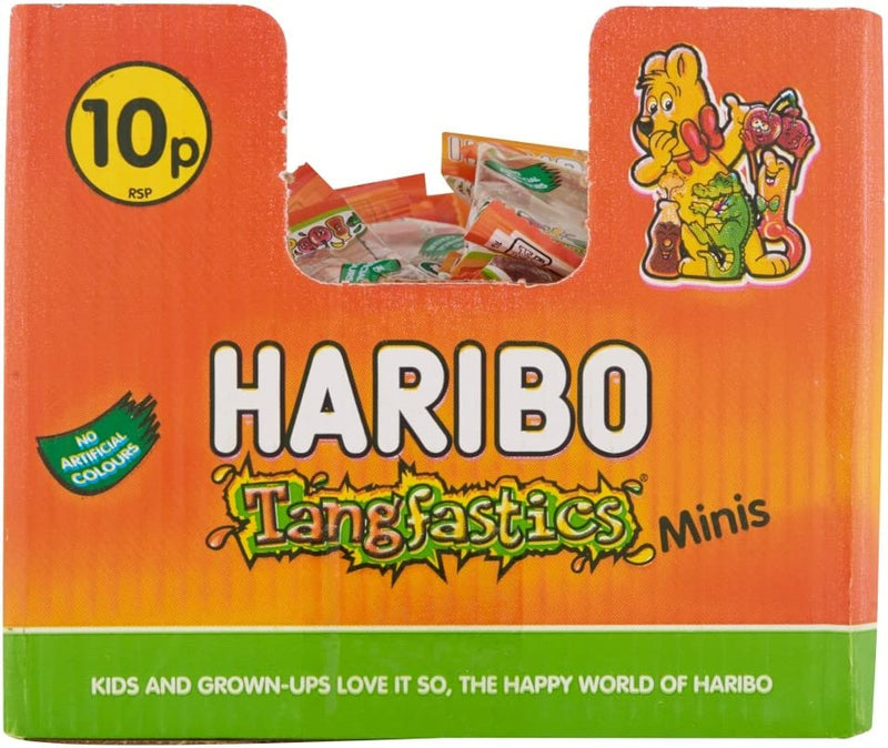 Haribo Tangfastics Sour Sweets Mini Bags, 16g x 100 packs - ONE CLICK SUPPLIES