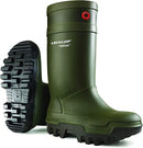 Dunlop Purofort Thermo Safety Wellies GREEN Safe to -50°C {All Sizes} - ONE CLICK SUPPLIES