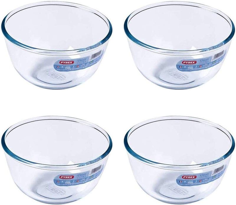 Pyrex Classic Round Glass Bowl Ovenproof and Microwave Safe 0.5 Litre Transparent - ONE CLICK SUPPLIES