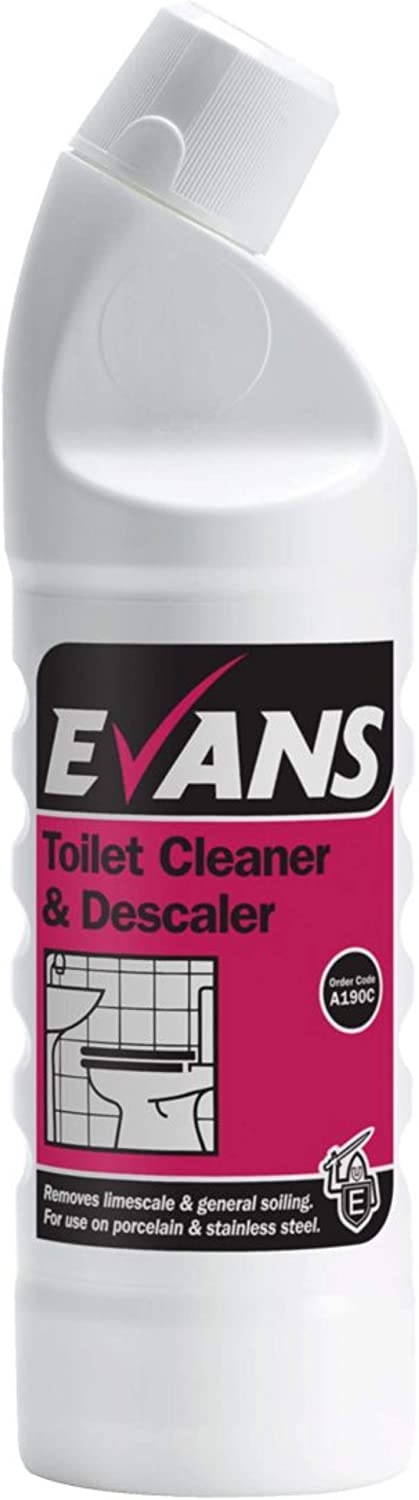 Evans Toilet Cleaner and Descaler 1 Litre A190CEV - ONE CLICK SUPPLIES