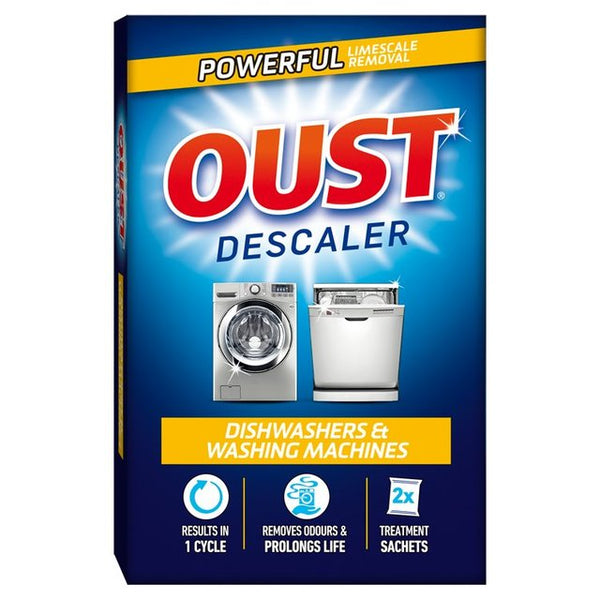 Oust Dishwasher & Washing Machine Cleaner 2 x 75g - ONE CLICK SUPPLIES