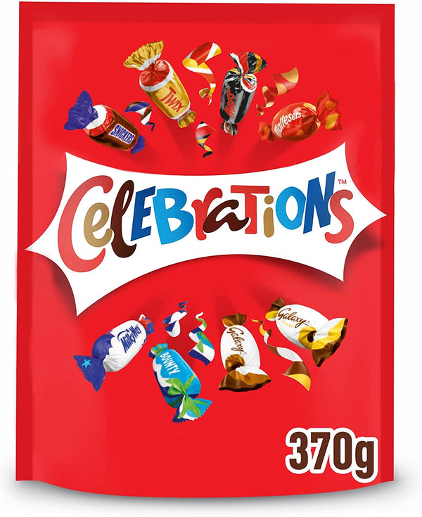 Celebrations Christmas Chocolate Sharing Pouch, 370g {Reduced to Clear} - ONE CLICK SUPPLIES
