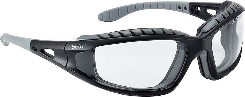 Bolle Tracker Safety Goggles & Safety Strap - Vented Clear {TRACPSI}
