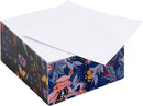 Pukka Pad, Bloom Memo Block â€“ 500 Sheets of White 70GSM Note Paper â€“ 80 x 80mm, Floral Printed Edges.
