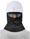 Winter Hard Hat Liner, Thermal Fleece Lining, Shoulder Length, Black