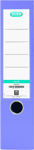 Elba Smart Pro+ Lever Arch File A4 80mm Spine Polypropylene Purple 100202167