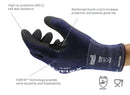 Ansell HyFlex 11-561 Cut Resistant Work Gloves Size S-XXL {12 Pair}
