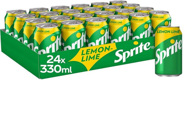 Sprite Lemon Lime Canned Drink 330ml (Pack of 24)