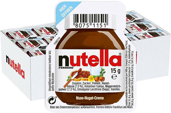Nutella Spread Portions by Ferrero 20 x 15g