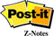 Post-it Z-Notes Canary Yellow 76x76mm 90 Sheet (Pack of 12) R330YE - ONE CLICK SUPPLIES