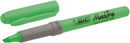 Bic Grip Highlighter Pen Chisel Tip 1.6-3.3mm Line Green (Pack 12) - 811932 - ONE CLICK SUPPLIES