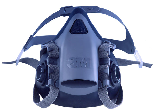 3M Half Face Medium Mask (7502) - ONE CLICK SUPPLIES