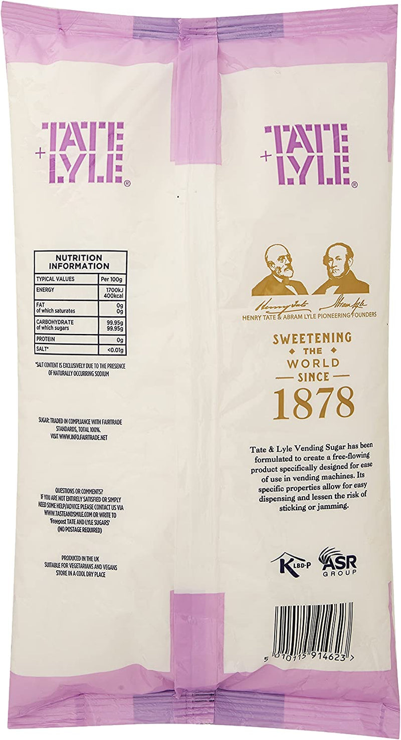 Tate & Lyle White Fine Ground Sugar 2kg, Suitable for Vending, Baking or Everyday Use. - ONE CLICK SUPPLIES