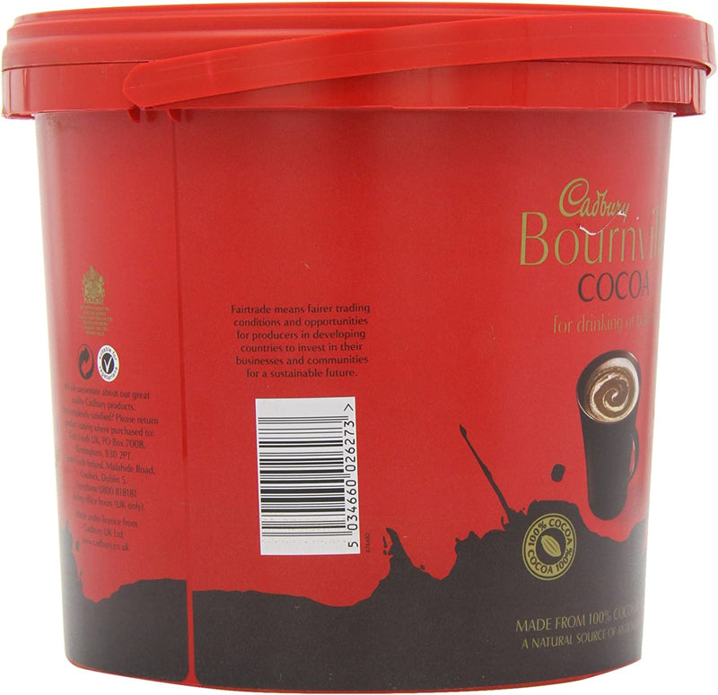 Cadbury Bournville Cocoa 1.5kg - Catering Pack/ Bulk Buy - ONE CLICK SUPPLIES