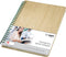 SIGEL CO672 Premium spiral notebook dotted, A5, real bamboo hardcover, beige - Conceptum