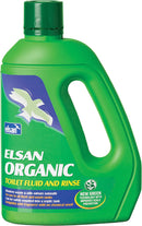 Elsan Organic Toilet Fluid for Motorhomes, Green, 2 Litre, ORG02 - ONE CLICK SUPPLIES