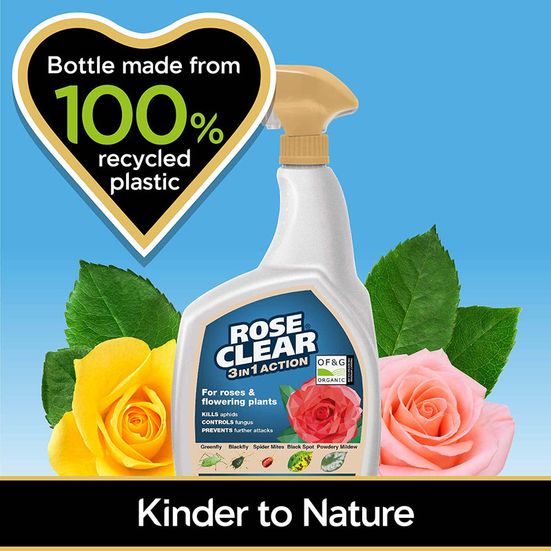 ROSECLEAR 3 in 1 Ready to Use Plant Protection, 800 ml