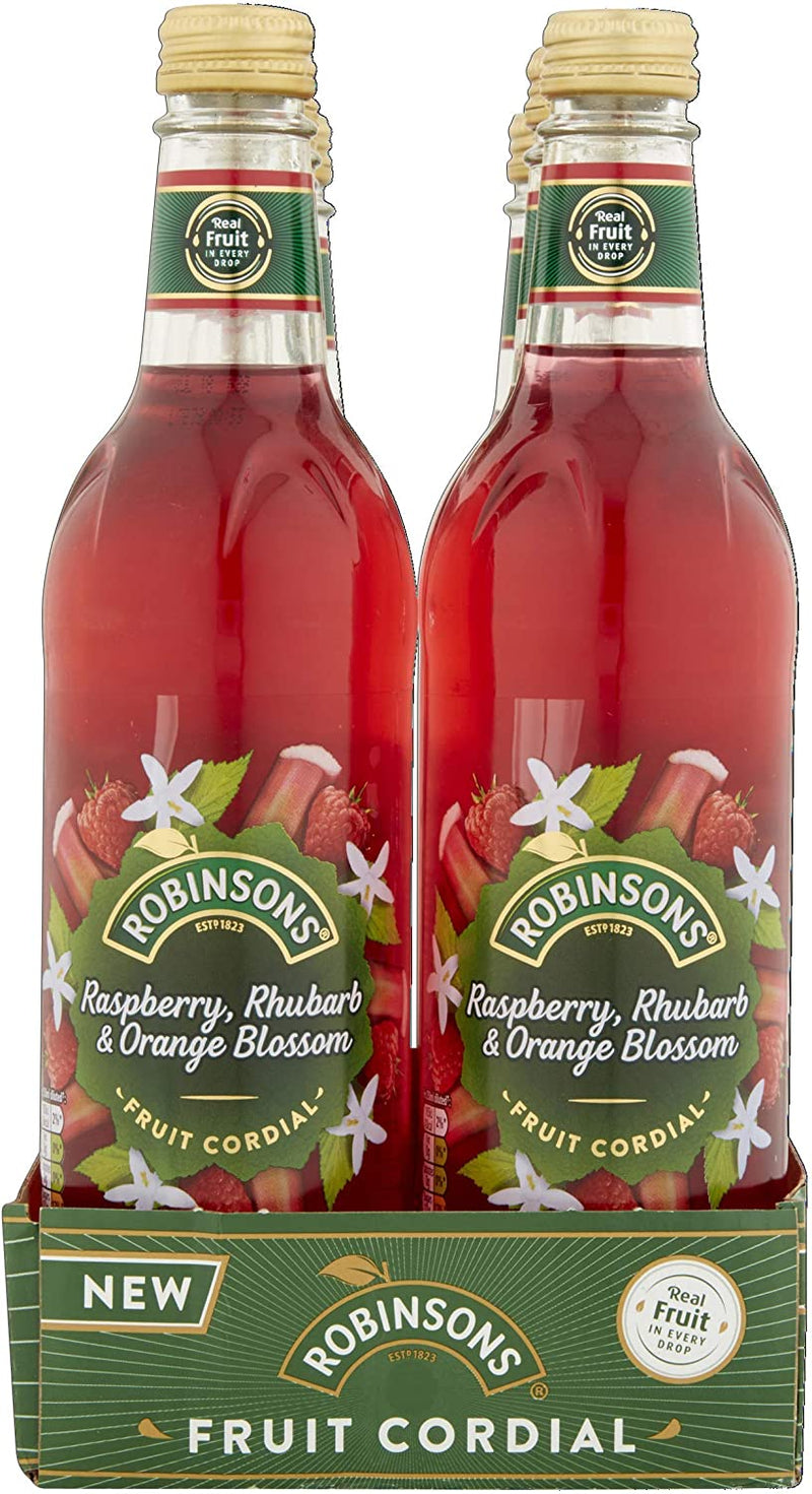 Robinsons Raspberry, Rhubarb & Orange Blossom 500ml (Glass)