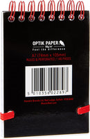 Black n Red (A7) Reporters Notebook with 140 Ruled Pages (Pack of 5 Notebooks) - ONE CLICK SUPPLIES