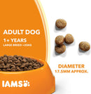IAMS for Vitality Large Adult Dog Food Fresh Chicken 12kg - ONE CLICK SUPPLIES