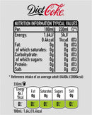 Coca Cola Diet Iconic GLASS Bottles 24 x 330ml