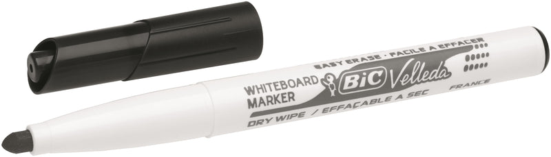 Bic Velleda 1741 Whiteboard Marker Bullet Tip 1.4mm Line Black (Pack 12) - 9581711 - ONE CLICK SUPPLIES
