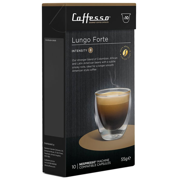 Caffesso Lungo Forte Nespresso Compatible 10 Pods - ONE CLICK SUPPLIES
