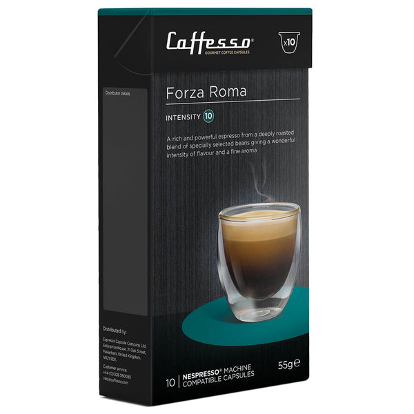 Caffesso Forza Roma Nespresso Compatible 10 Pods - ONE CLICK SUPPLIES