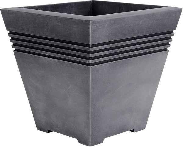 Milano Pewter 34cm Short Planter - ONE CLICK SUPPLIES