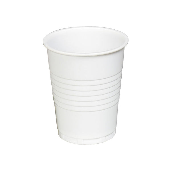 9oz Plastic Vending White Cups 100's - ONE CLICK SUPPLIES