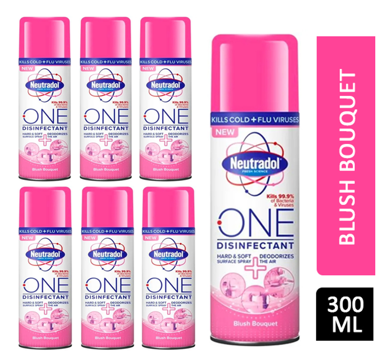 Neutradol One Disinfectant Spray Blush Bouquet 300ml - ONE CLICK SUPPLIES