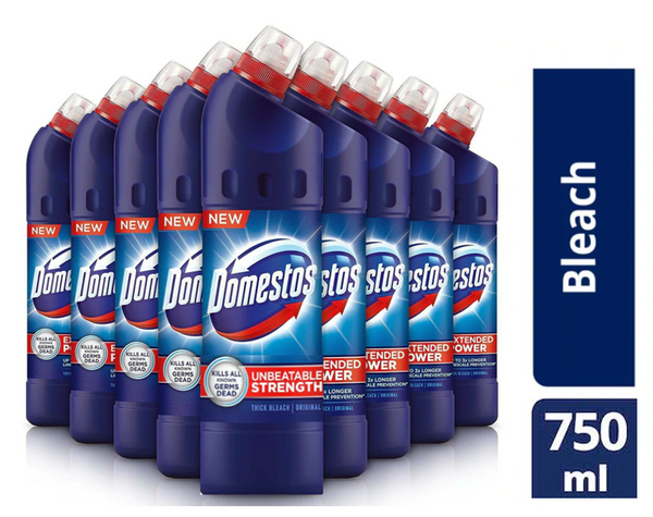 Domestos Thick Extended Formula Bleach 750ml - ONE CLICK SUPPLIES