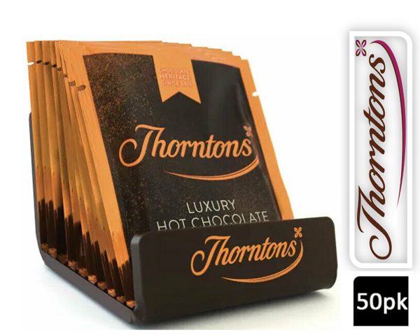 Thorntons Luxury Hot Chocolate Sachets 50 x 21g - ONE CLICK SUPPLIES