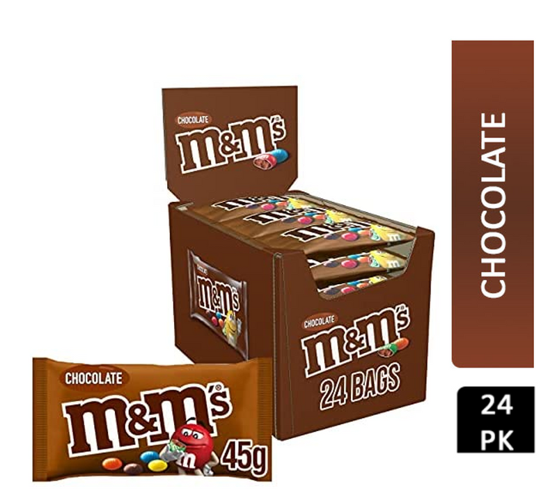 M&M's Milk Chocolate 24x45g - ONE CLICK SUPPLIES
