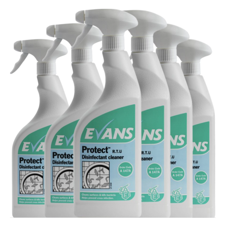 Evans Protect Ready-to-Use Disinfectant 750ml - ONE CLICK SUPPLIES